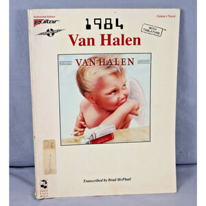 Vintage Van Halen 1984 Guitar Songbook Cherry Lane Music 1991 Hot For Teacher